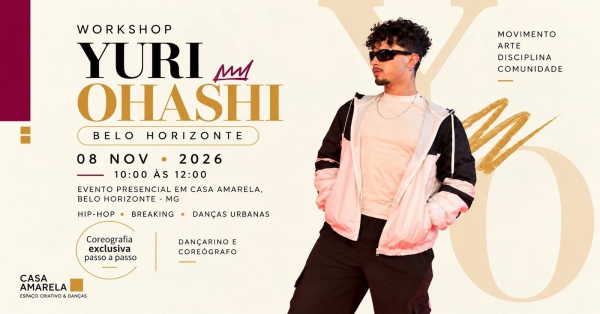Imagem da fonte — WORKSHOP DE HIP-HOP COM YURI OHASHI