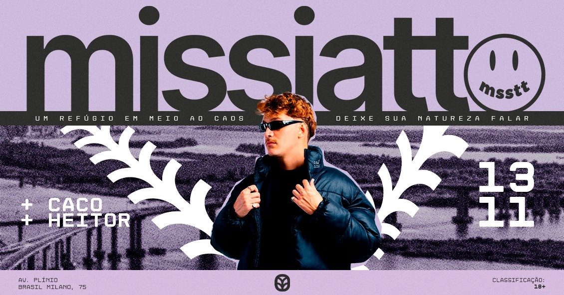 출처 이미지 — BOSKE || MISSIATO // SEXTA-FEIRA // 13/NOVEMBRO