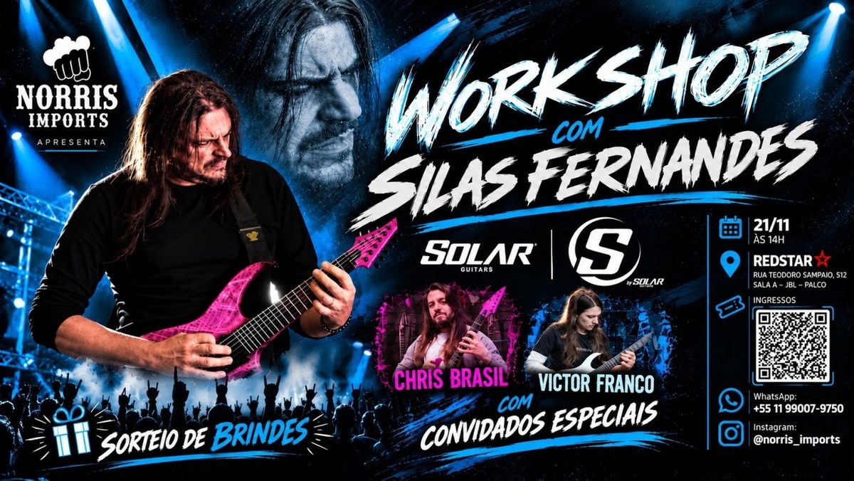 Imagen de la fuente — Workshop Norris Imports com Silas Fernandes e Convidados Especiais