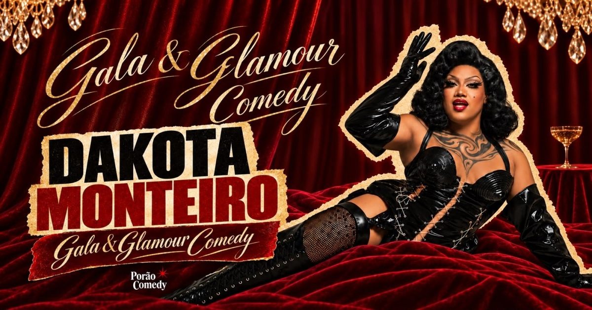 Immagine della fonte — Dakota Monteiro em “Gala & Glamour Comedy” no Porão Comedy Club BC