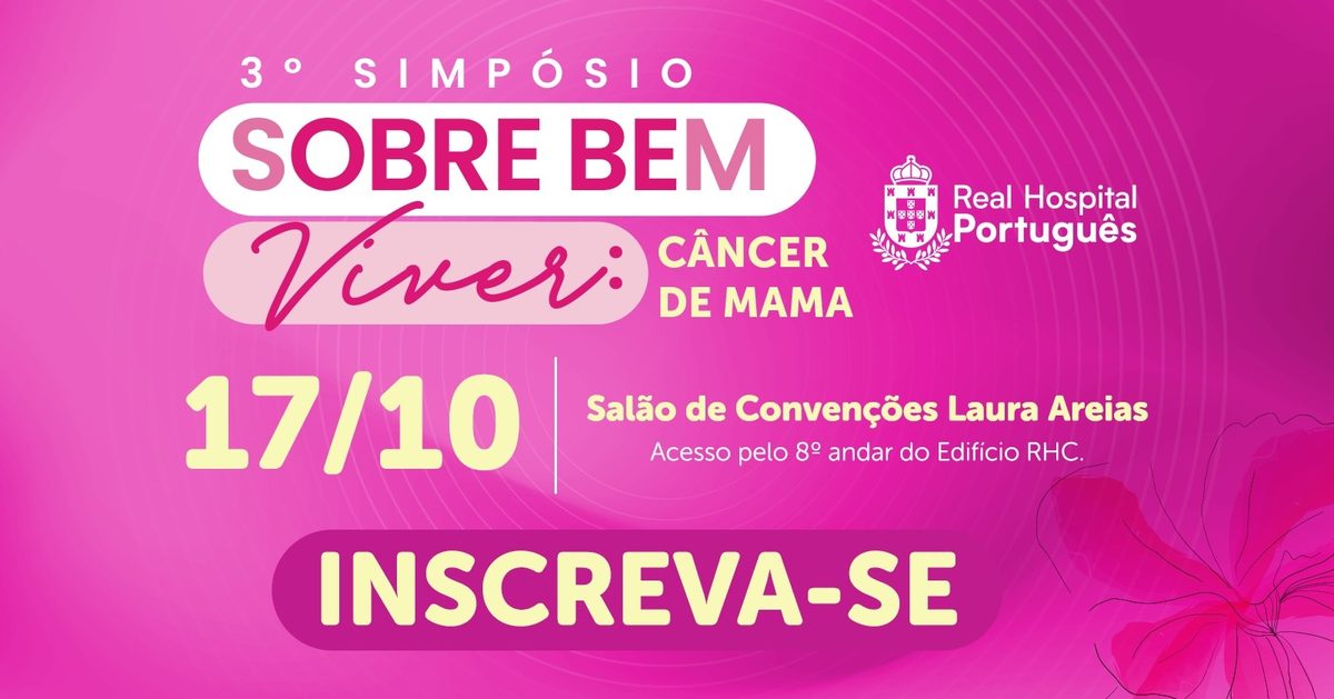 출처 이미지 — 3º SIMPÓSIO SOBRE BEM VIVER: CÂNCER DE MAMA