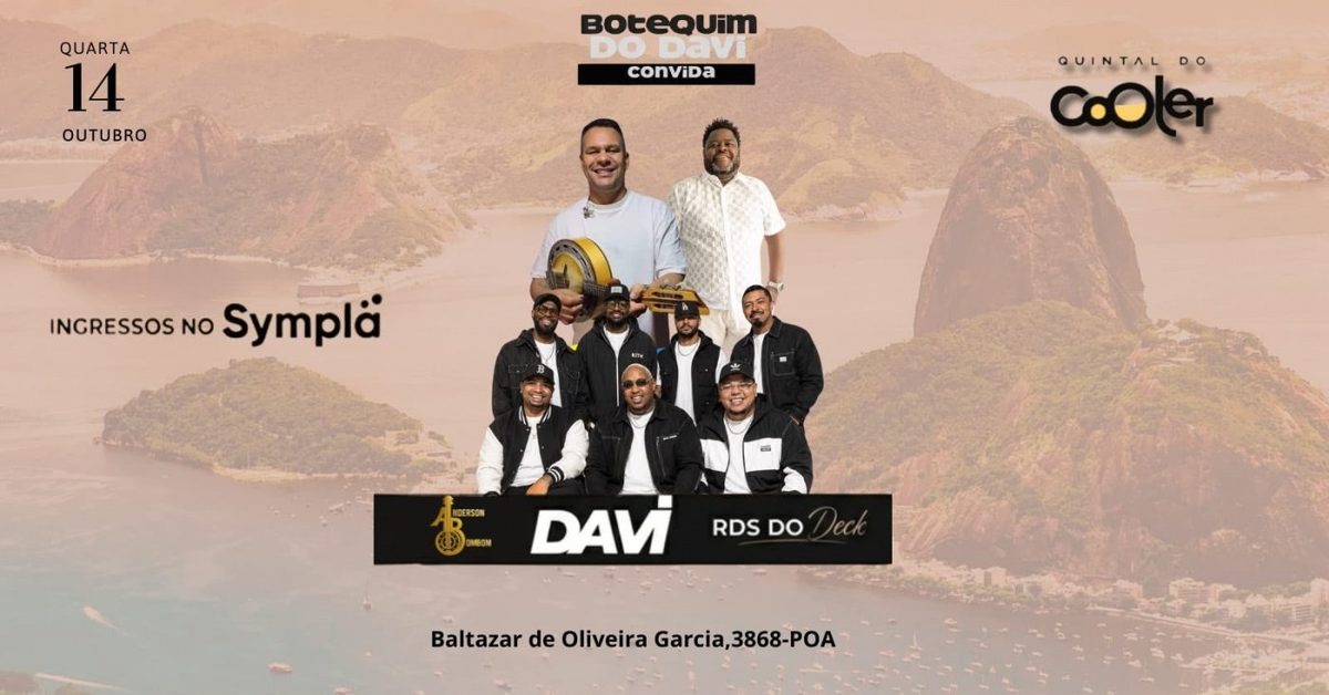 Imagen de la fuente — Botequim do Davi 7ª Edição - Convida Bombom (ex-Balacobaco)