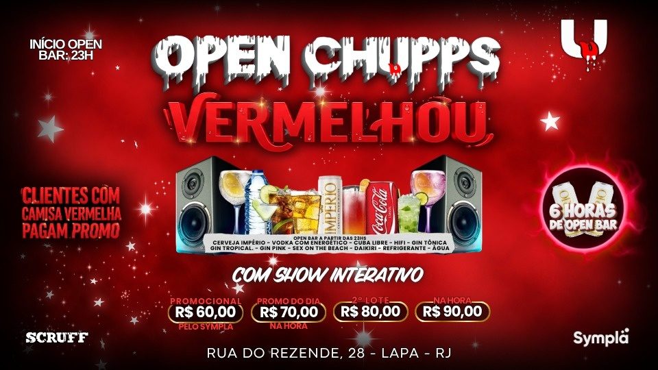 Imagen de la fuente — OPEN CHUPPS VERMELHOU