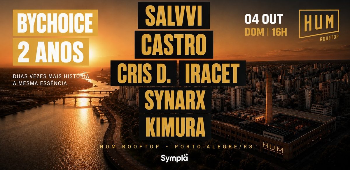 Imagem da fonte — ByChoice Sunset 2 anos / 04.10 / HUM ROOFTOP
