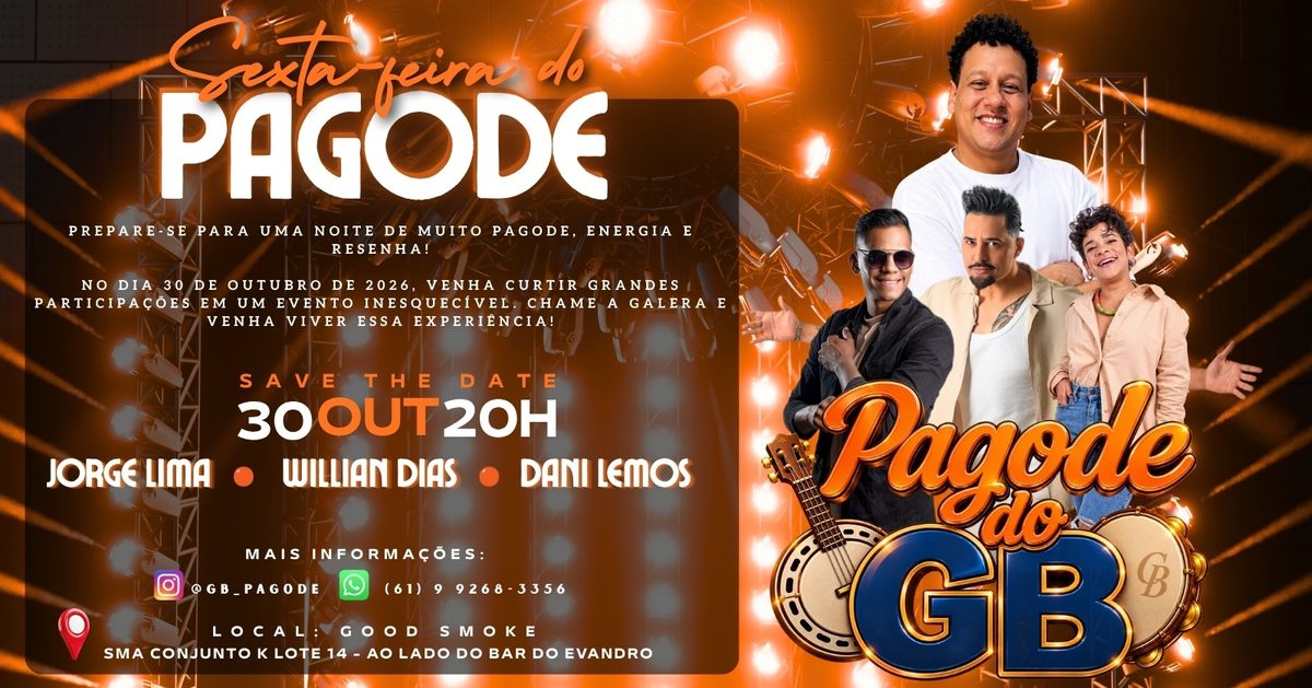 Bild der Quelle — SEXTA-FEIRA do Pagode - Pagode do GB e convidados.