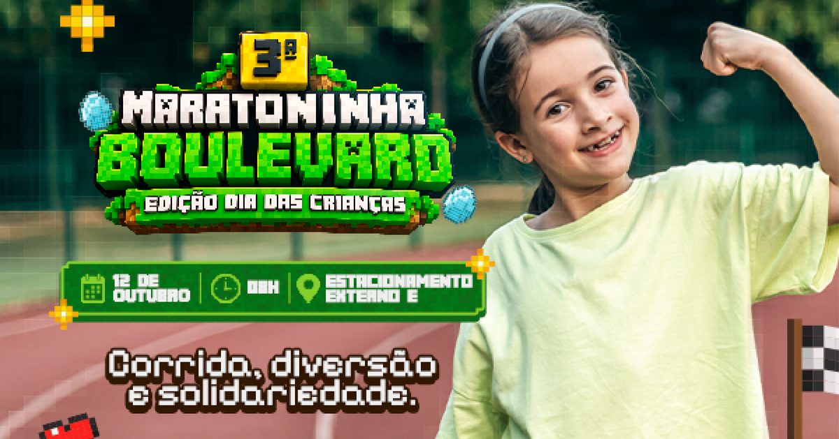 出典の画像 — Maratoninha Boulevard: Especial Dia das Crianças
