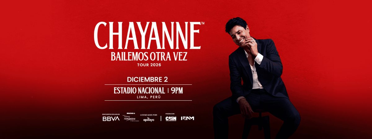 Imagem da fonte — Chayanne @ Estadio Nacional