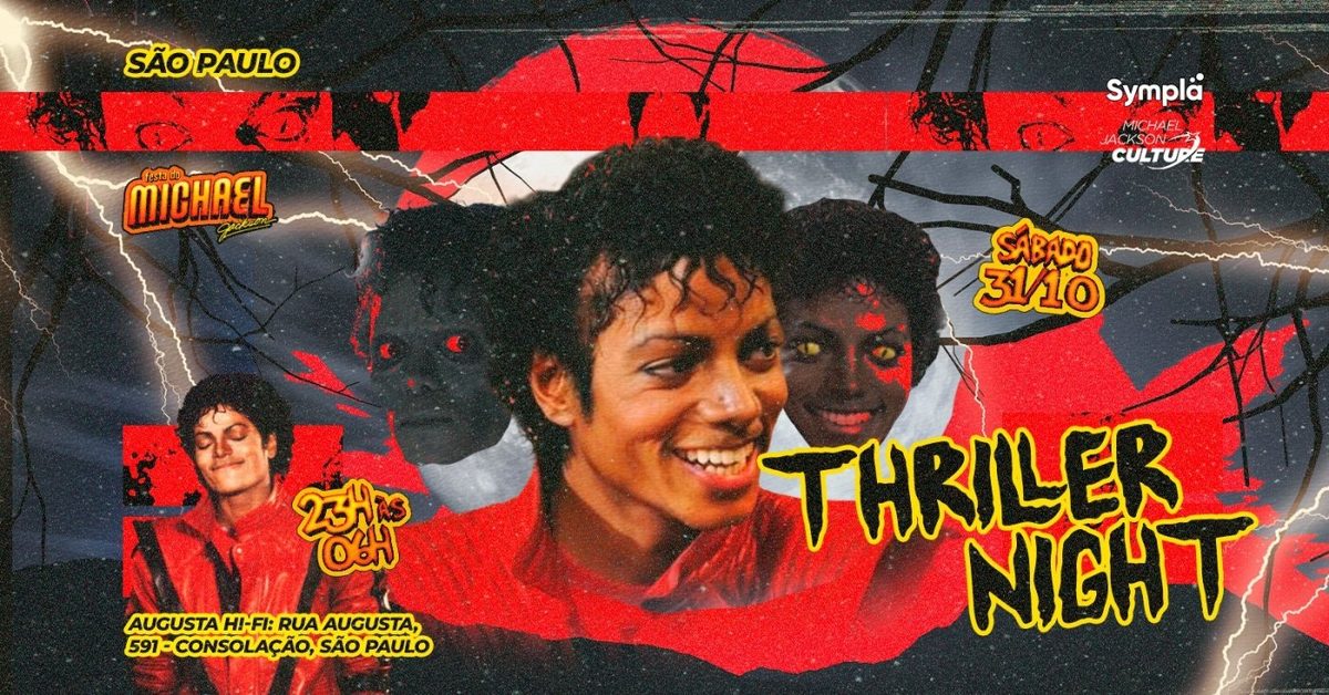 Imagen de la fuente — ESGOTADO! Festa do Michael Jackson em São Paulo - Especial Halloween: THRILLER NIGHT