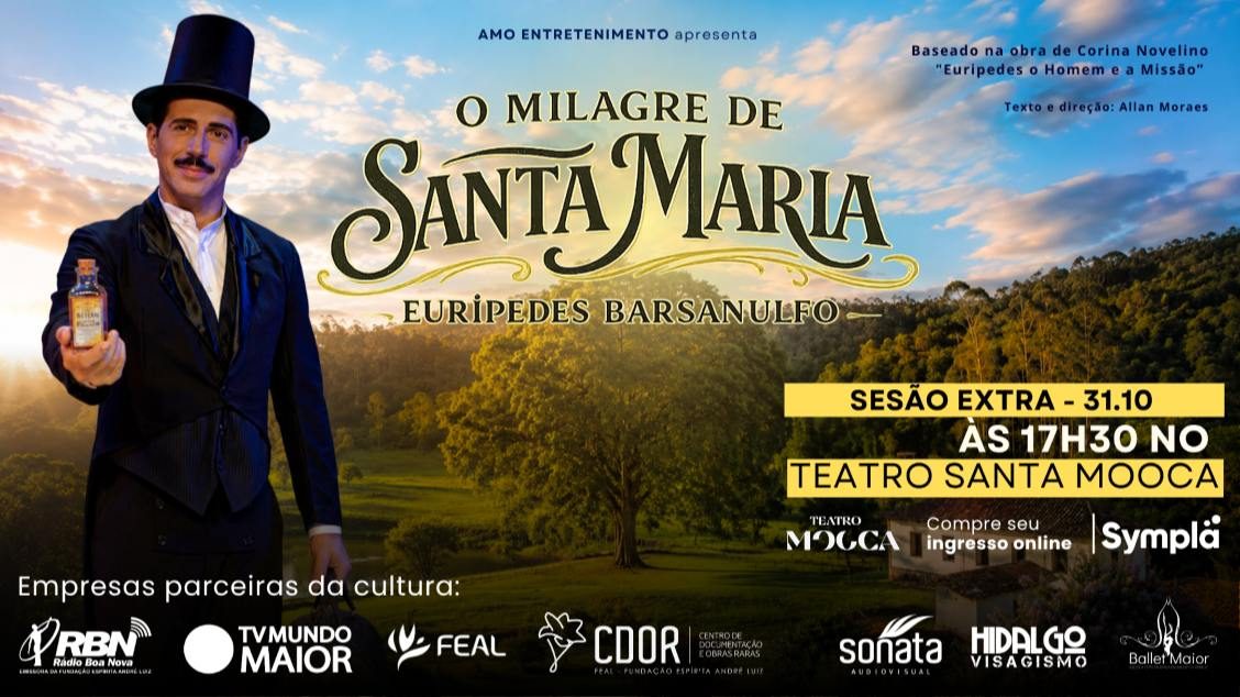 Imagem da fonte — O MILAGRE DE SANTA MARIA -EURÍPIDES BARSANULFO