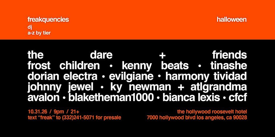 Bild der Quelle — Freakquencies X The Hollywood Roosevelt present Halloween