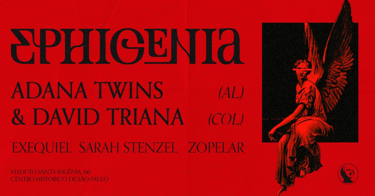 Imagen de la fuente — Adana Twins (AL) + David Triana (COL) @ EPHIGENIA