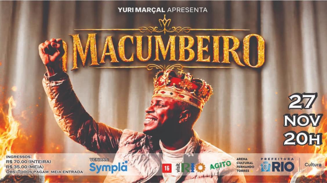 出典の画像 — MACUMBEIRO com YURI MARÇAL