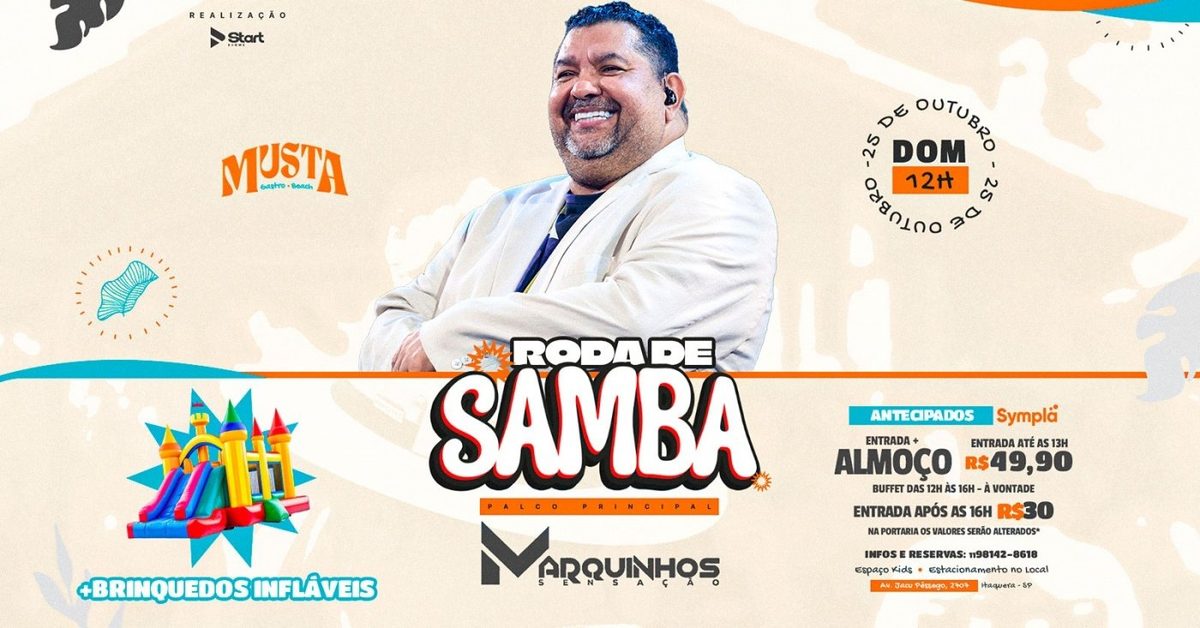 Imagen de la fuente — MARQUINHOS SENSAÇÃO - PALCO PRINCIPAL NO MUSTA GASTRO BEACH ITAQUERA