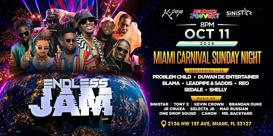 Source image — ENDLESS JAM - Miami Carnival Sunday