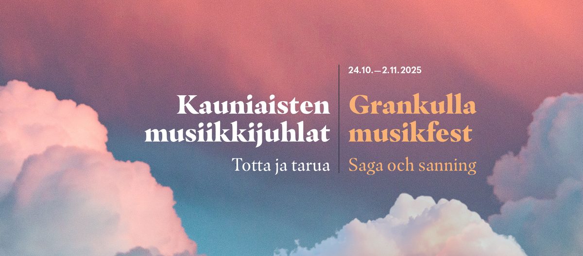 Imagem da fonte — Kauniaisten Musiikkijuhlat (Kauniainen Music Festival) 2026 – Pelko ja toivo