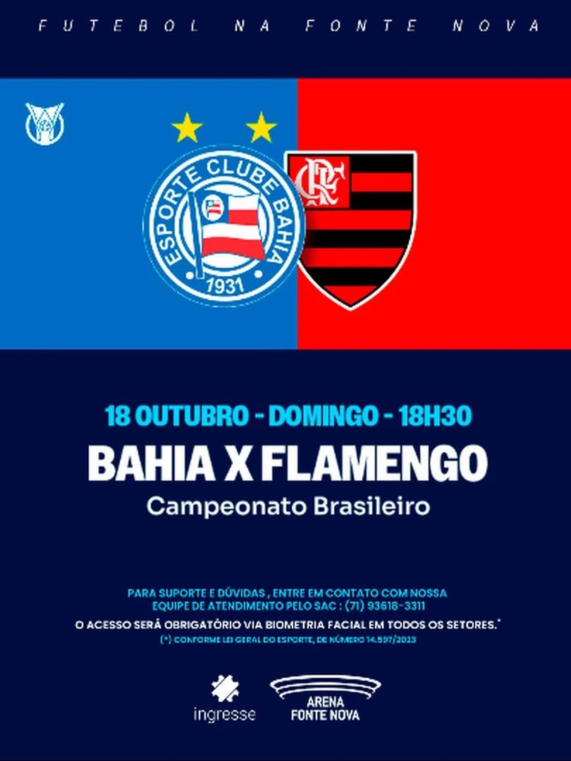 Bild der Quelle — Bahia x Flamengo - Campeonato Brasileiro