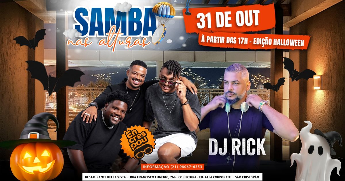 Imagen de la fuente — Samba nas Alturas - 5ª Edição | Halloween