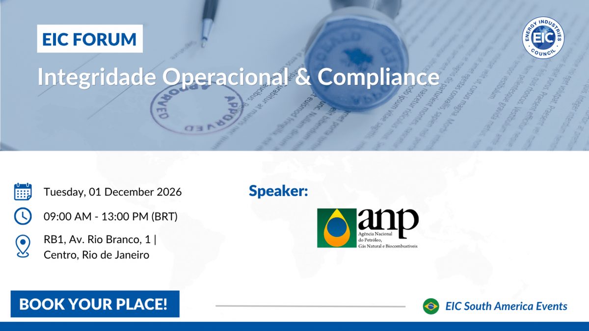 Imagen de la fuente — EIC Forum: Integridade Operacional & Compliance