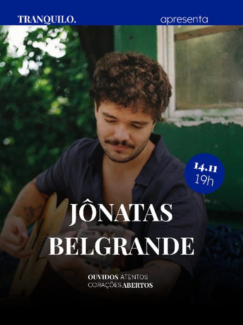 Imagem da fonte — Tranquilo Apresenta Jônatas Belgrande - Itajaí (Sc)