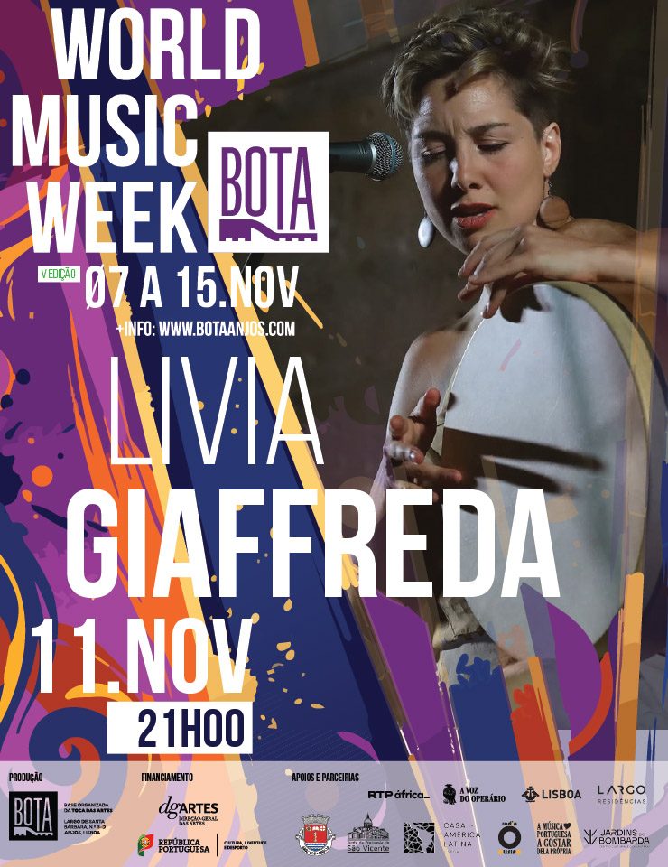 Imagem da fonte — Livia Giaffreda - V World Music Week BOTA