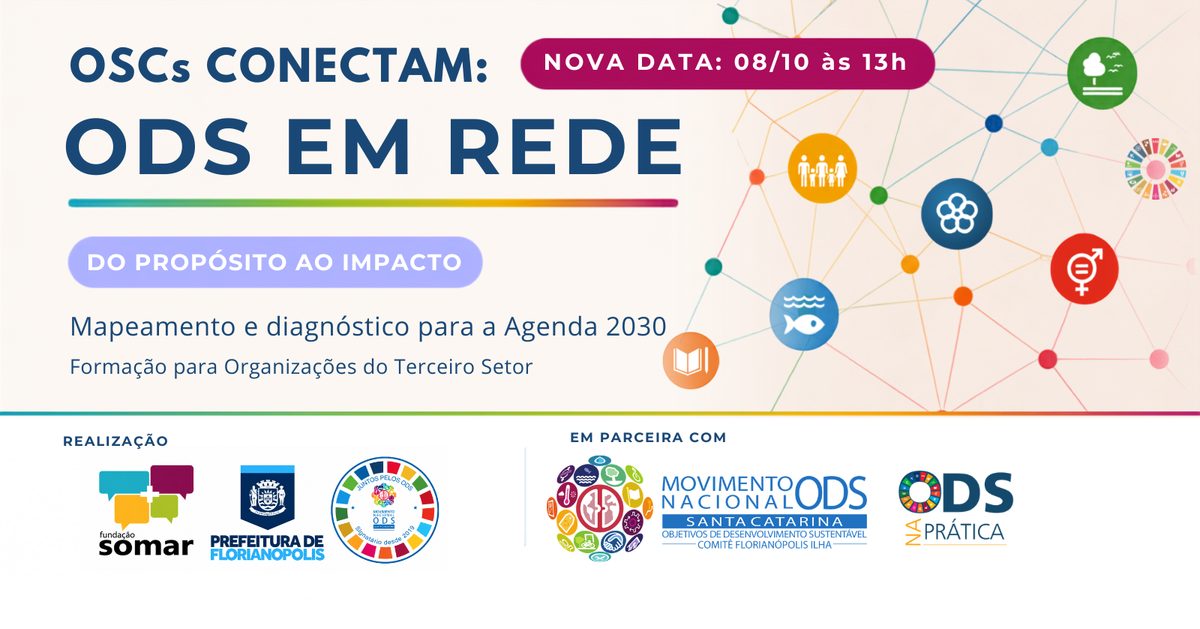 Imagem da fonte — OSCs Conectam: ODS em Rede | Do propósito ao impacto