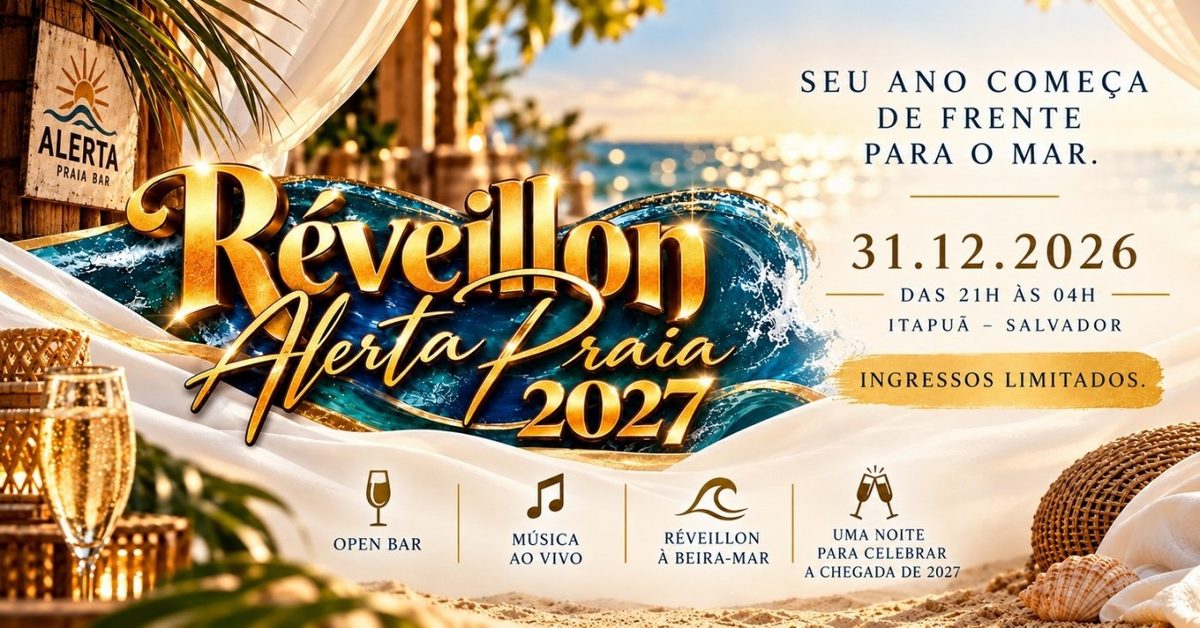 Imagem da fonte — RÉVEILLON ALERTA PRAIA 2027