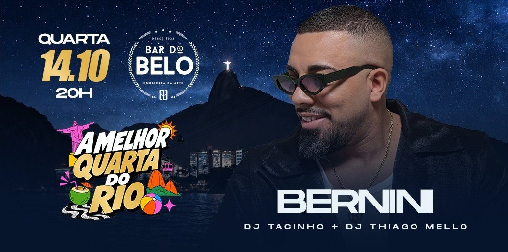 Bild der Quelle — A MELHOR QUARTA DO RIO: BERNINI E DJ TACINHO