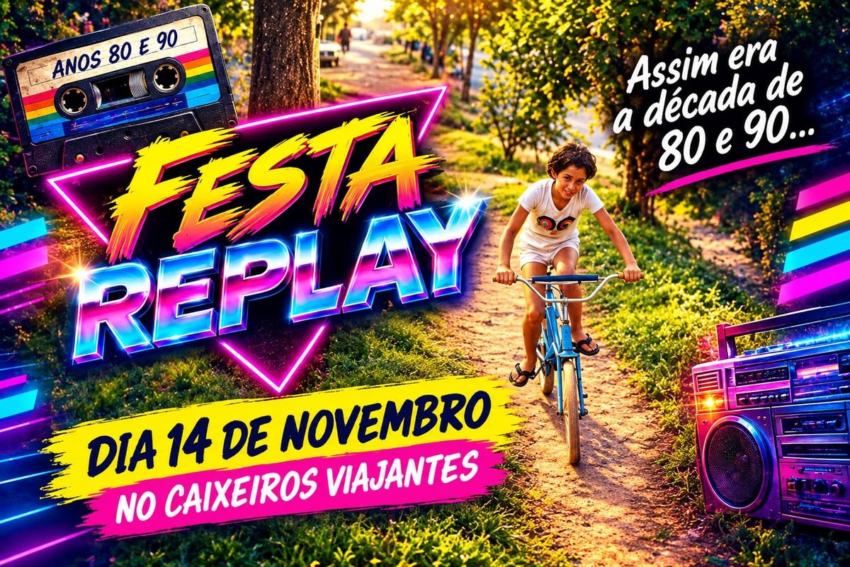 Imagen de la fuente — Festa Replay Segunda Edição Aniversário Caixeiros Viajantes