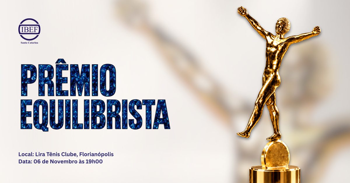Immagine della fonte — Prêmio Equilibrista 2026 | IBEF-SC
