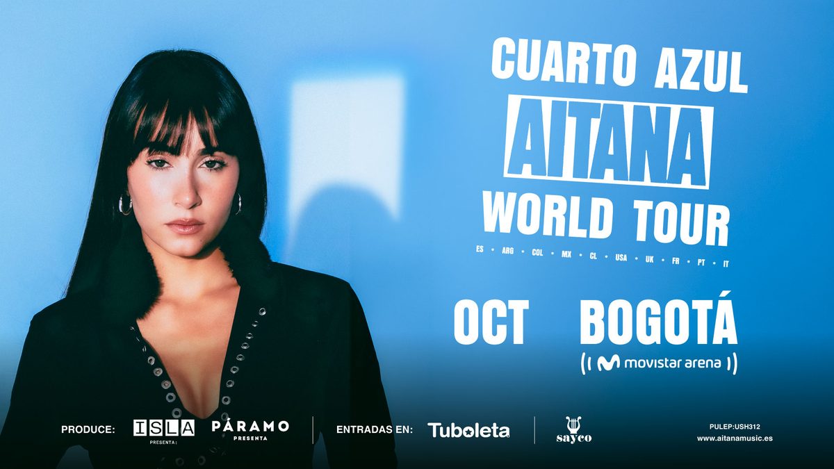 Imagem da fonte — Aitana – Cuarto Azul World Tour