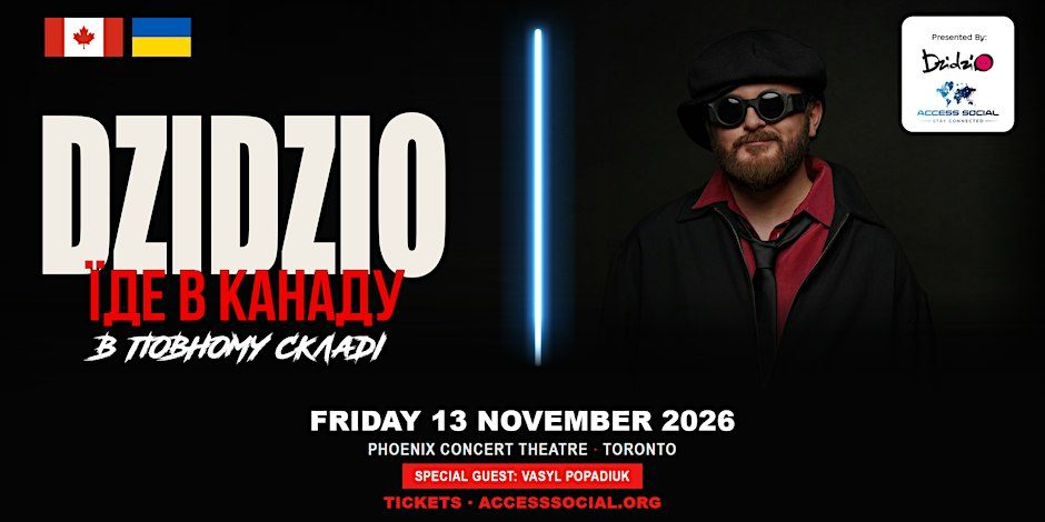 Imagem da fonte — DZIDZIO — Live in Toronto | ДЗІДЗЬО у Торонто