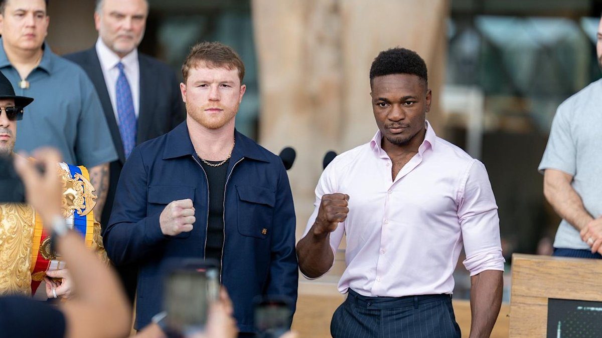 Bild der Quelle — Canelo Álvarez x Christian Mbilli — Canelo vs. Mbilli — Mexico vs. The World (título supermédio WBC)