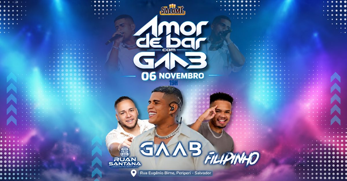 Imagen de la fuente — Amor de bar com Gaab - Boteco do Salomé