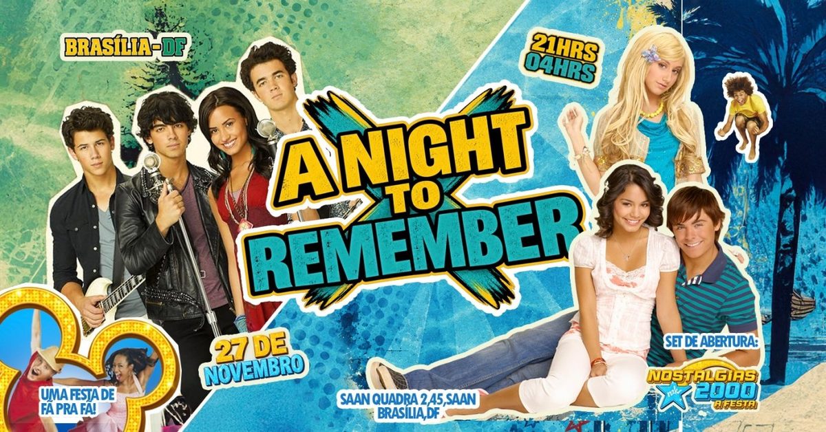 Imagen de la fuente — A Night To Remember - HSM vs CAMP ROCK - Edição BRASÍLIA no ANEXO BZ (SAAN, Q2, 45)