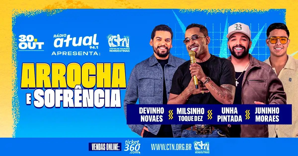 Source image — Arrocha e Sofrência com Toque Dez, Unha Pintada, Devinho Novaes e Juninho Moraes