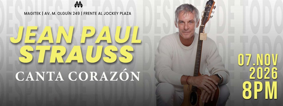 Bild der Quelle — Canta Corazón - Jean Paul Strauss