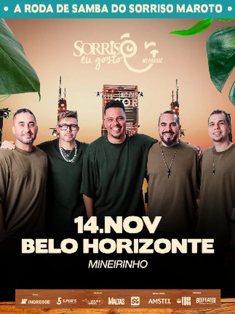 Imagem da fonte — Sorriso Eu Gosto no Pagode - Belo Horizonte
