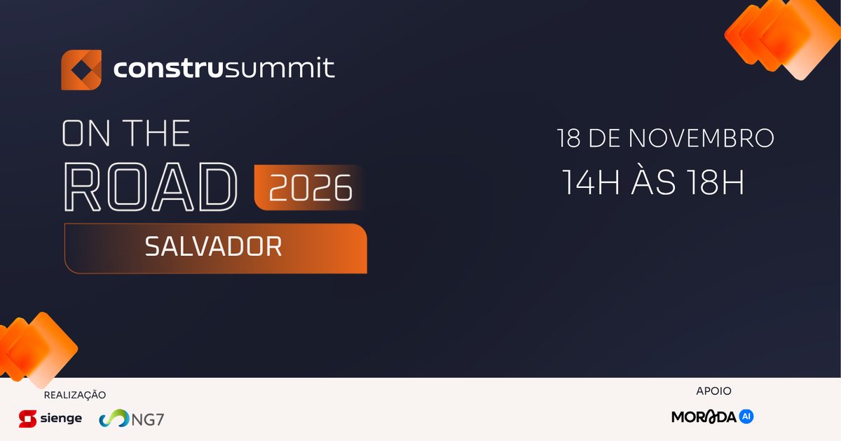 Imagem da fonte — Construsummit On the Road | Salvador