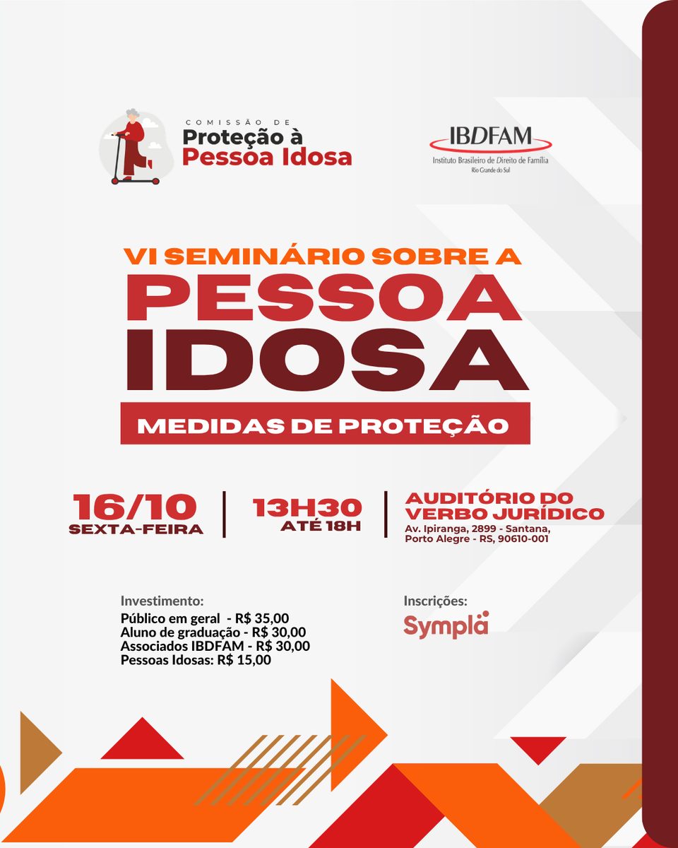 Imagem da fonte — VI Seminário sobre a Pessoa Idosa: Medidas de Proteção