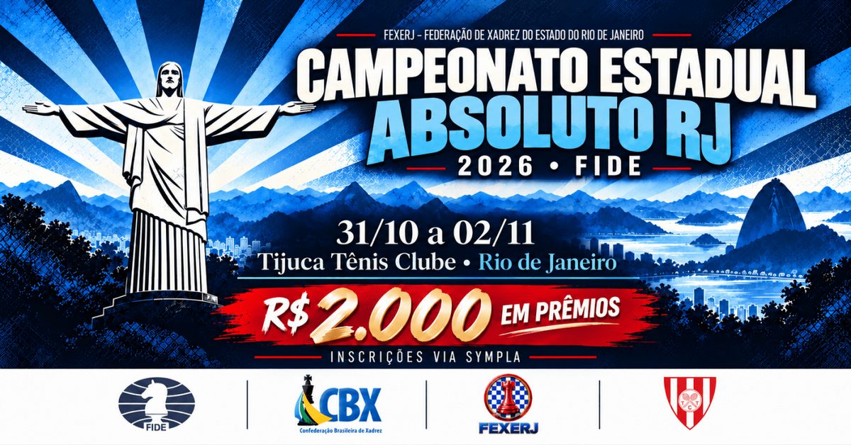 Source image — Campeonato Estadual Absoluto de Xadrez RJ - 2026 (FIDE)