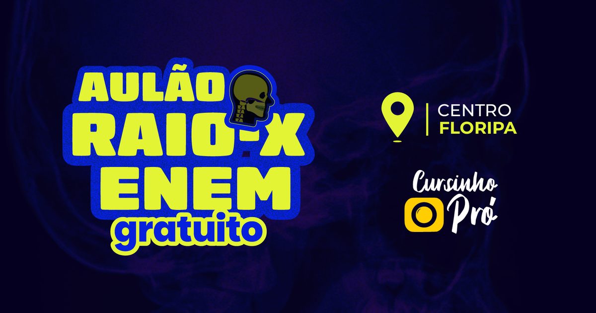 Image de la source — AULÃO ENEM FLORIPA - CURSINHO PRÓ 2026 | Prepare-se para detonar na prova!