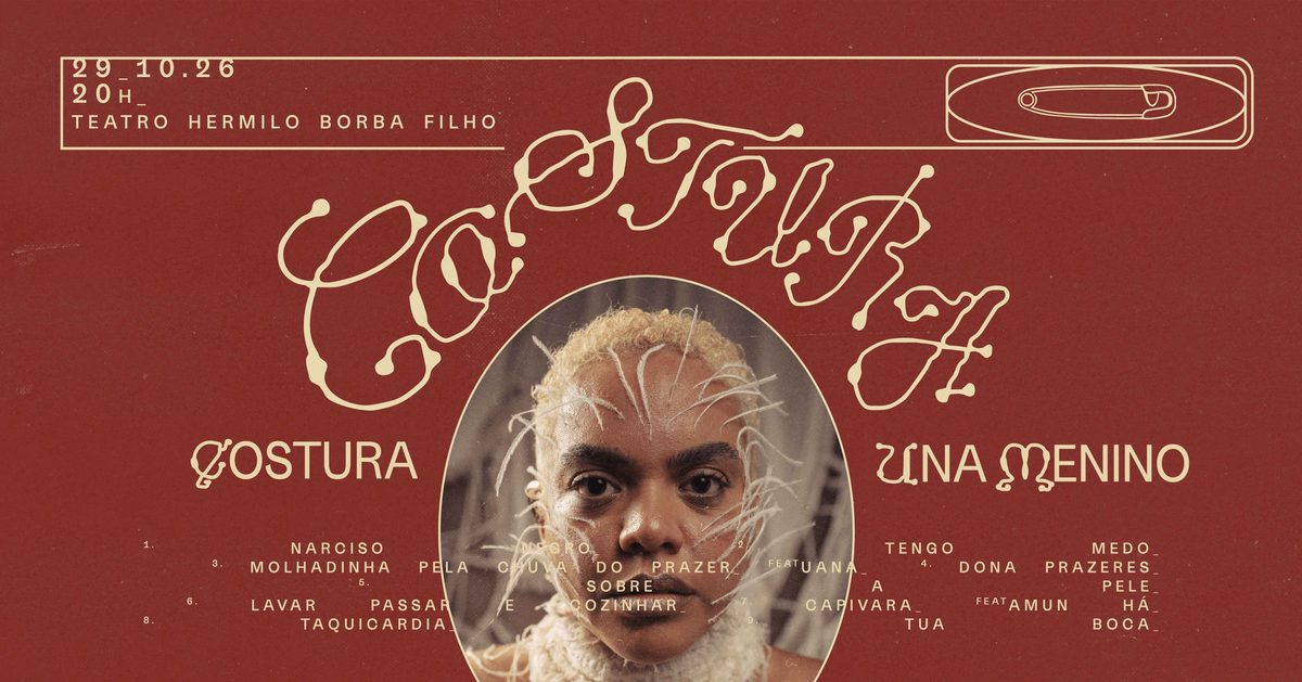 Imagen de la fuente — Una Menino apresenta Costura | Show de lançamento