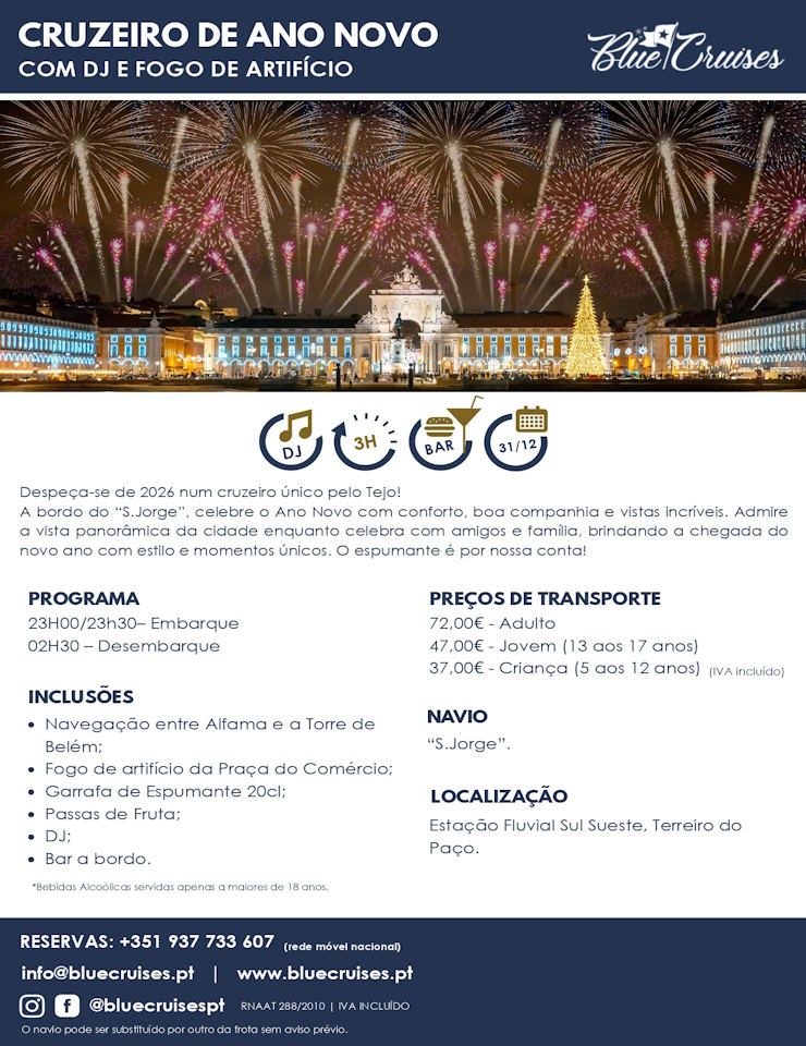 Imagen de la fuente — Cruzeiro de Ano Novo com DJ e Espumante | 2026/2027