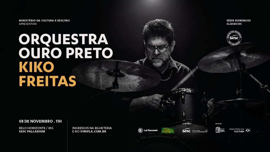 Imagem da fonte — DOMINGOS CLÁSSICOS - ORQUESTRA OURO PRETO CONVIDA KIKO FREITAS
