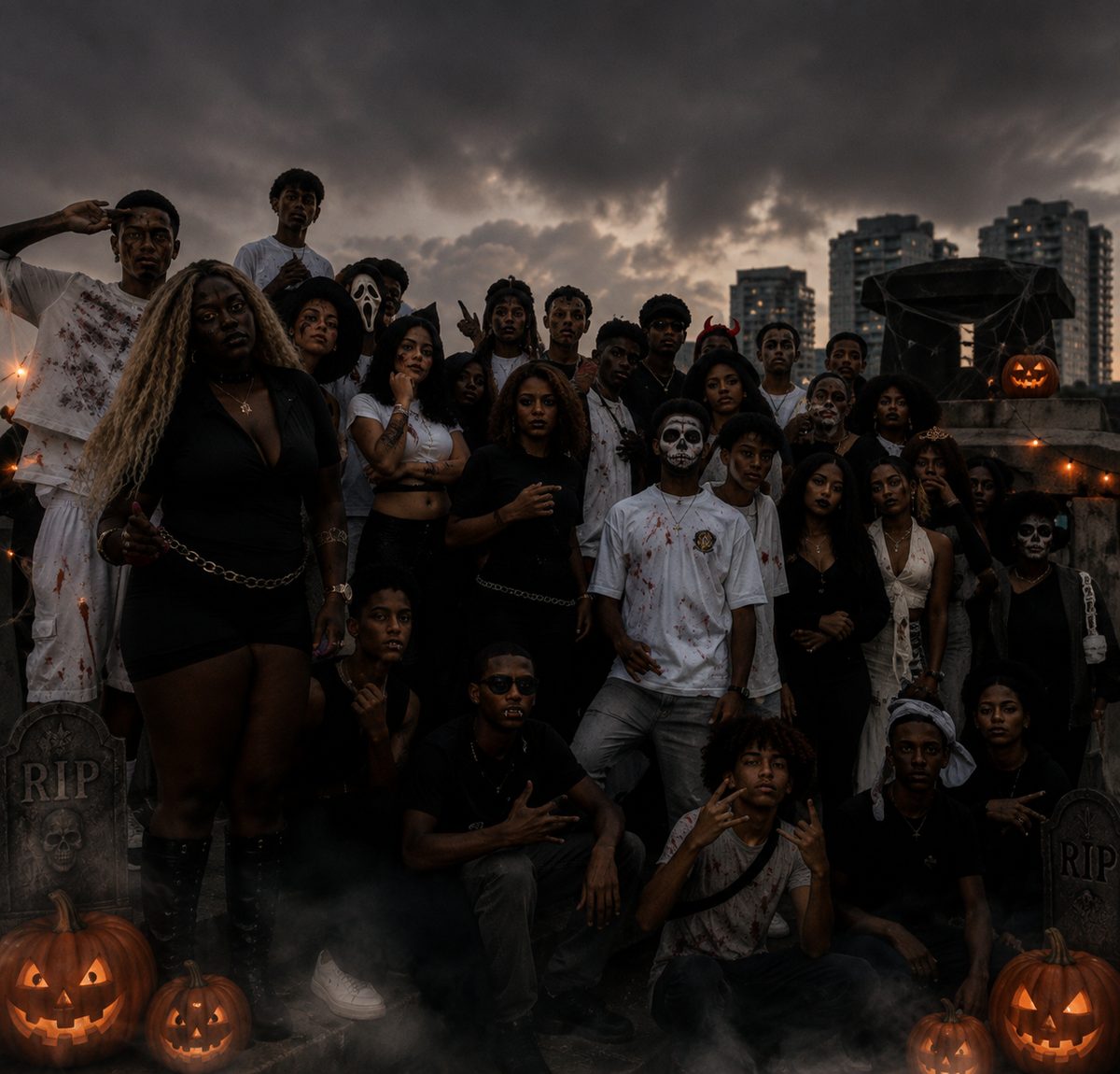 Immagine della fonte — Space the black, edição hallowen