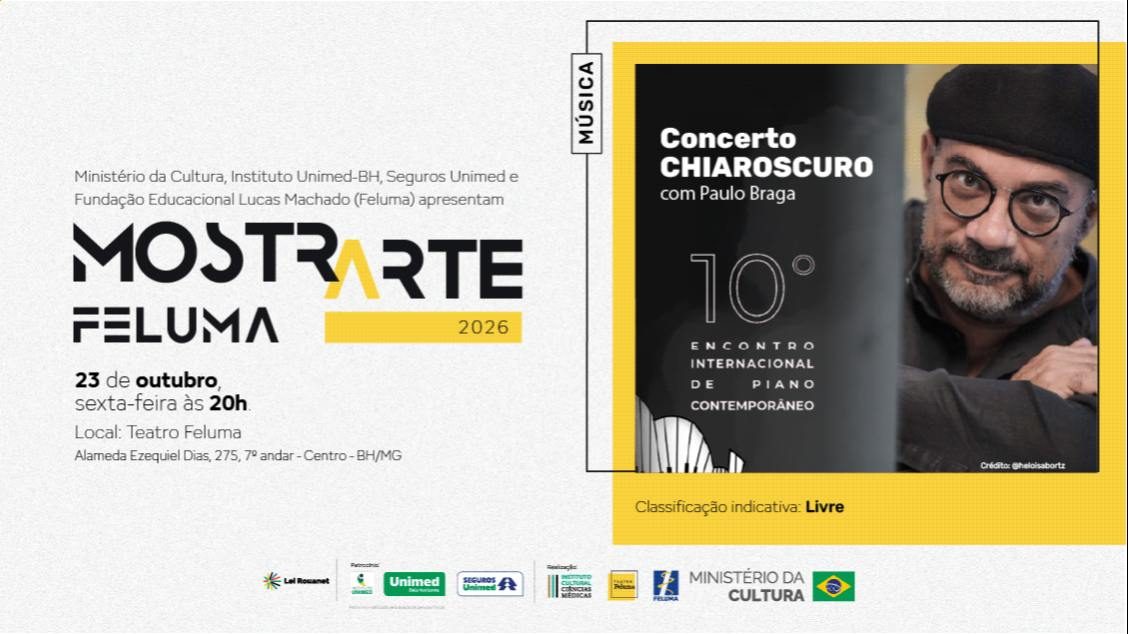 来源图片 — MostrArte Feluma - Concerto CHIAROSCURO, com Paulo Braga