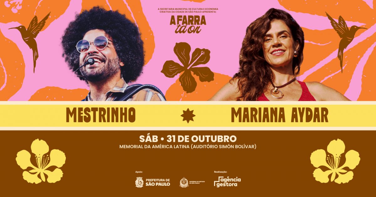 Bild der Quelle — Mestrinho e Mariana Aydar | A Farra Tá On