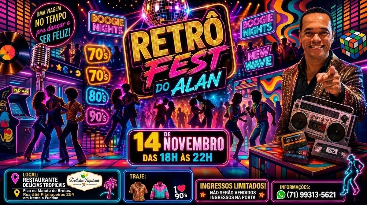 Imagem da fonte — RETRÔ FEST DO ALAN