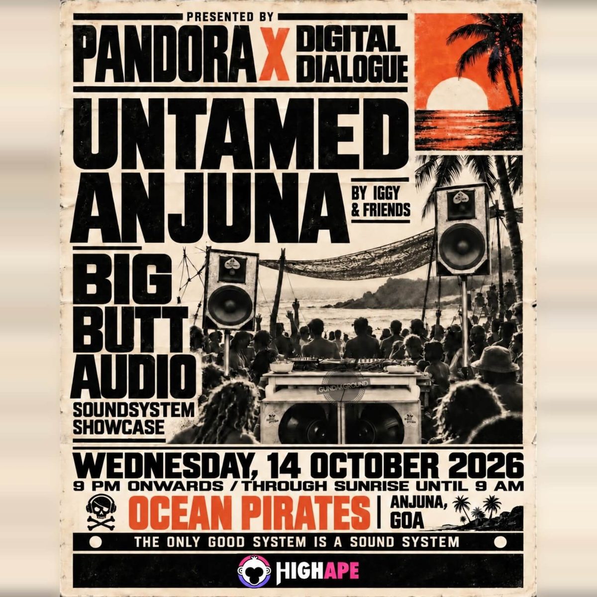 Imagen de la fuente — Untamed Anjuna