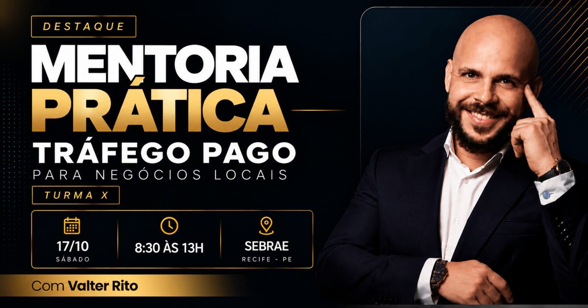 Image de la source — Tráfego Pago para Negócios Locais. Turma X - a mentoria prática
